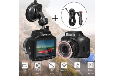 Caméra endoscopique AUCUNE Hd 2in1 1080p voiture dvr détecteur caméra caméra enregistreur vidéo dash cam darty