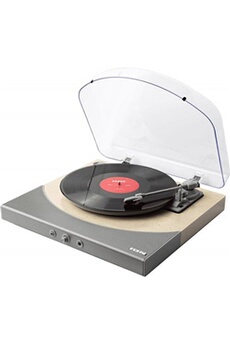 PREMIERLPWOOD - Platine Vinyle Premier LP Bluetooth/AUX/HP - Bois