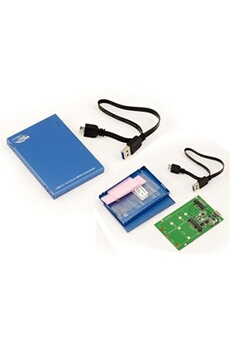 Accessoire pour disque dur GENERIQUE Boitier USB 3.1 Pour SSD M.2 M2 NGFF et mSATA HAUTES PERFORMANCES HAUTES PERFORMANCES