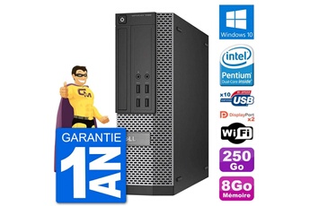 PC De Bureau Dell PC Dell Optiplex 7020 Sff Intel G3220 Ram 8Go Disque Dur 250Go Windows 10 WiFi