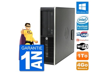 PC De Bureau HP PC HP Compaq Pro 6300 Sff Intel G630 Ram 4Go Disque Dur 1To Windows 10 WiFi