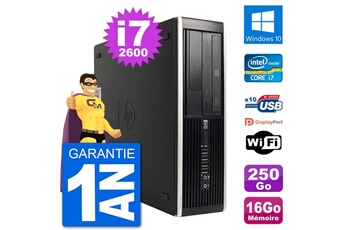 PC De Bureau HP PC HP Compaq 6200 Pro Sff Intel i7-2600 Ram 16Go Disque 250Go Windows 10 WiFi