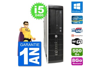 PC De Bureau HP PC HP Compaq Pro 6300 Sff Intel i5-2400 Ram 8Go Disque Dur 500Go Windows 10 WiFi