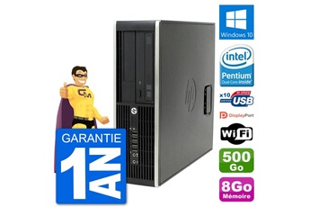 PC De Bureau HP PC HP Compaq Pro 6300 Sff Intel G630 Ram 8Go Disque Dur 500Go Windows 10 WiFi