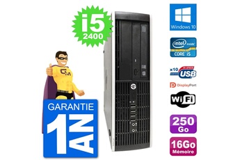 PC De Bureau HP PC HP Compaq Pro 6300 Sff Intel i5-2400 Ram 16Go Disque 250Go Windows 10 WiFi
