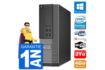 PC De Bureau Dell PC Dell Optiplex 7020 Sff Intel G3220 Ram 4Go Disque Dur 2To Windows 10 WiFi