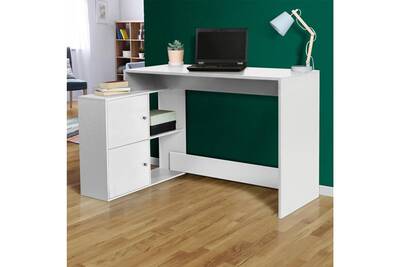 Bureau  Idmarket Bureau  d  angle bob bois blanc Darty  Bureau  Idmarket Bureau  d  angle bob bois blanc Darty