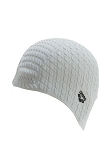 bonnet et cagoule sportwear arena bonnet de bain bonnet silicone lady blc blanc taille : unique