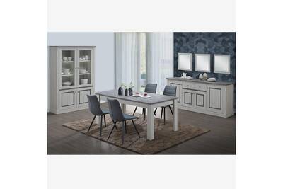 Ensemble Table Chaise Kasalinea Salle A Manger Complete Couleur