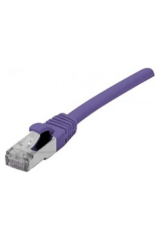 Câbles réseau Komelec Micro KOMELEC FRANCE Câble Ethernet Cat 6a F/utp Lsoh Snagless Violet 0.15m