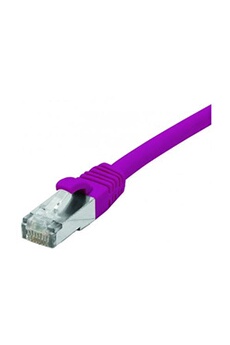 Câbles réseau Komelec Micro KOMELEC FRANCE Câble Ethernet Cat 6a F/utp Lsoh Snagless Violet 1m