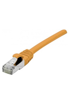 Câbles réseau Komelec Micro KOMELEC FRANCE Câble Ethernet Cat 6a F/utp Lsoh Snagless Orange 0.30m