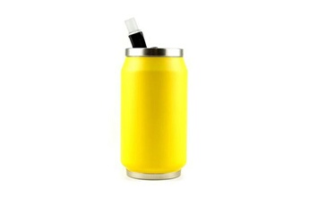 Gourde et poche à eau Yoko Design Canette isotherme jaune fluo 280 ml