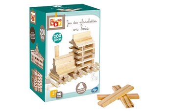 Autre jeux éducatifs et électroniques No-name Distingué jeu de construction de 200 planchettes en bois