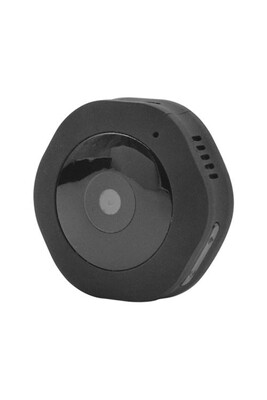 Caméscope YONIS Mini Caméra 1080P Appareil Photo P2P Puissance 6W Charge Par USB Infrarouge Noir