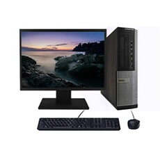 PC Optiplex 7010 DT Core i5-2400 3.10GHz 4Go/500Go Wifi W10 + Ecran 22