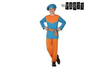 Déguisement enfant Euroweb Costume pour enfant page de la reine (4 pcs) - deguisement orange bleu taille - 5-6 ans