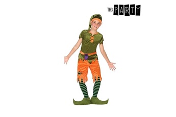 Déguisement enfant Euroweb Déguisement pour garçon lutin vert orange (6 pcs) - costume enfant taille - 7-9 ans