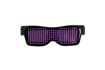 Autres jeux créatifs AUCUNE Stand by bt app led light up sunglasses shades clignotant blin glow glasses party rose