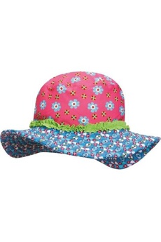 casquette et chapeau goodies playshoes chapeau résistant aux uv bleu/rose 55 cm