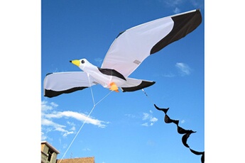 Autres jeux créatifs AUCUNE 3d seagull k-ite kids toy fun outdoor flying activity game enfants avec queue blanc