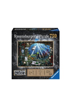 Boite à musique Ravensburger Ravensburger - escape puzzle 759 pièces - sous l'eau