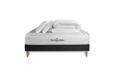 Pack matelas à mémoire de forme maxi épaisseur Balmoral 140x200cm + 2 oreillers + 1 couette 240x220cm