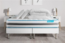 Pack BODYZONE 180x200 Ressorts ensachés 3 zones Ultra épaisseur + Couette + 2 oreillers