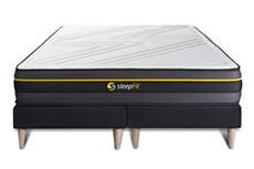 Ensemble double sommier + matelas ACTIVE à mémoire de forme 180x200
