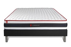 Ensemble sommier + matelas ENERGY ressorts ensachés et mémoire de forme 140x190