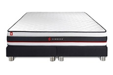 Ensemble double sommier 100x200 + matelas FORM 200x200