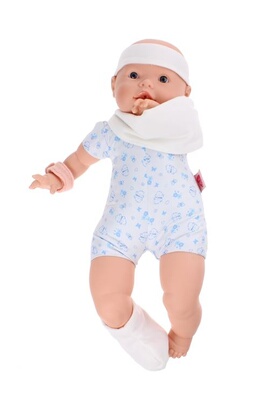 Poupon Berjuan poupée bébé Poupée nouveau-né corps mou hôpital 45 cm garçon