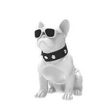 Enceinte sans fil Heyego Enceinte Bluetooth - - Bouledogue Français HIFI012 - Moyen - Blanc