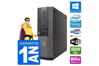 PC De Bureau Dell PC Dell Optiplex 790 Sff Intel G630 Ram 8Go Disque Dur 500Go Windows 10 WiFi