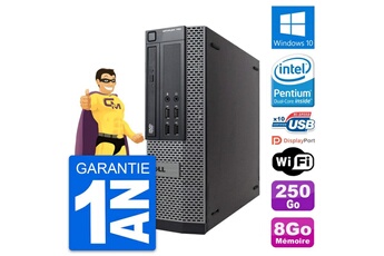 PC De Bureau Dell PC Dell Optiplex 790 Sff Intel G630 Ram 8Go Disque Dur 250Go Windows 10 WiFi