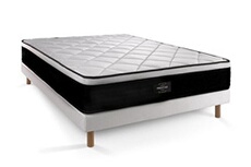 Ensemble Suite 140x190 Ressorts ensachés, mémoire de forme 5 zones