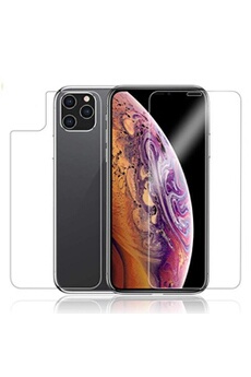 Double film Protection d'écran verre trempé Face et Dos du mobile Apple iPhone 11 PRO MAX 6,5 pouces 2019 - Tempered glass Screen protector