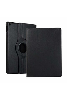 Housse Tablette XEPTIO Housse noire nouvel Apple Nouvel iPad 10,2 2019 / 2020 Wifi - 4G/LTE Cuir PU rotative - Etui noir coque de protection 360 degrés tablette New iPad