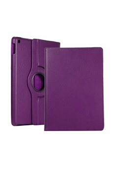 Housse Tablette XEPTIO Housse nouvel Apple iPad 10,2 2019 Wifi - 4G/LTE violette - Etui coque violet de protection 360 degrés tablette New iPad 10.2 pouces - accessoires