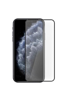 Protection d'écran pour smartphone Muvit Film iPhone 11 Pro Verre Trempé 9H Biseauté Tiger Glass+ Bords Noir