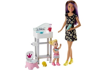 Poupées Barbie Playset barbie skipper baby-sitter
