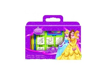 Autres jeux créatifs Disney Princesses Multiprint - valisette 7 tampons disney princesses