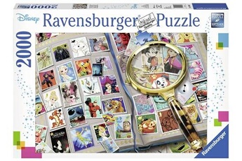 Puzzle Ravensburger Puzzle 2000 pièces ravensburger mes timbres préférés disney