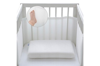 Drap bébé Babymatex Bump air tour de lit bébé respirant protection de barreaux 180 cm uni