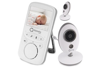 Babyphone Lionelo Babyline 5.1 babyphone 1 écran + 2 caméras + appel vocal et berceuses