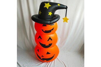 Autres jeux créatifs AUCUNE Accessoires de décoration de maison de citrouille de verrouillage de halloween pour h 130cm orange