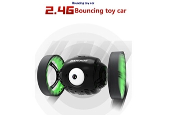 Voiture télécommandée AUCUNE 2.4g intelligent big eye rebondissant rc car incroyable sautant télécommande jouet de voiture noir