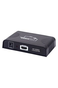 Hub USB Non renseigné Nk-C9 1080P Hdmi Vers Péritel Adaptateur Convertisseur Vidéo Downscaler Pour Scart Tv Ue MK3646
