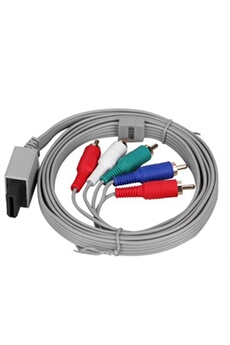 Câble vidéo composite AV / TV Wii Composant principal Câble Adaptateur de câble Jeux Nintendo Wii U Câble d'alimentation