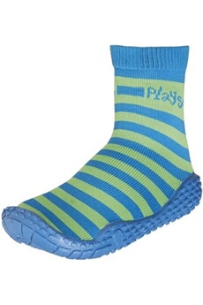chaussons et bottillons de plongée playshoes chaussettes de bain junior bleu/vert